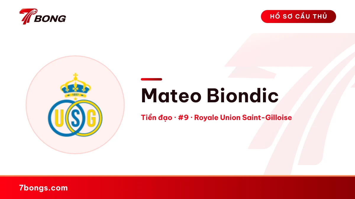 Mateo Biondic — Royale Union Saint-Gilloise