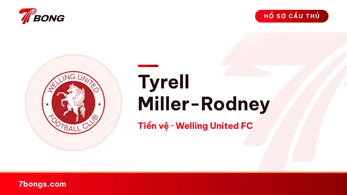 Tyrell Miller-Rodney — Welling United FC