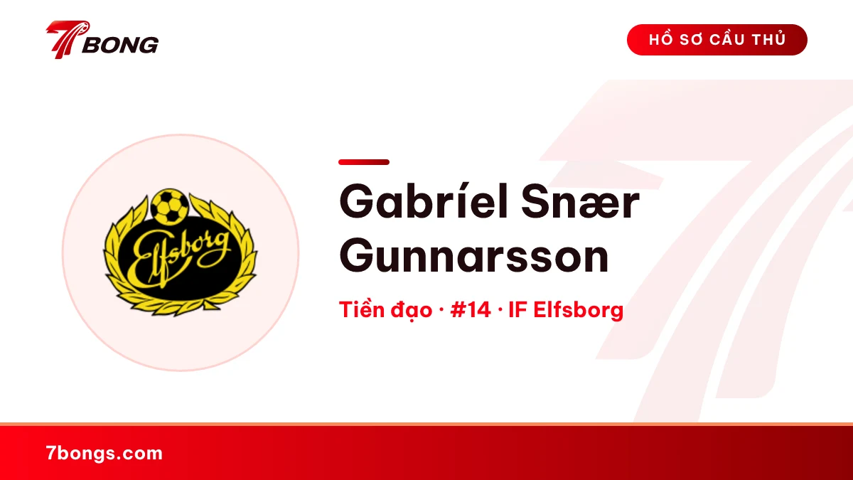 Gabríel Snær Gunnarsson — IF Elfsborg