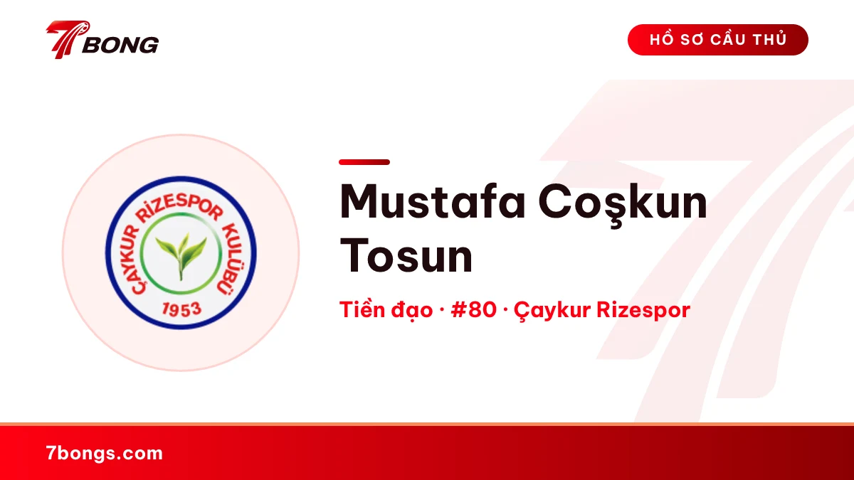 Mustafa Coşkun Tosun — Çaykur Rizespor