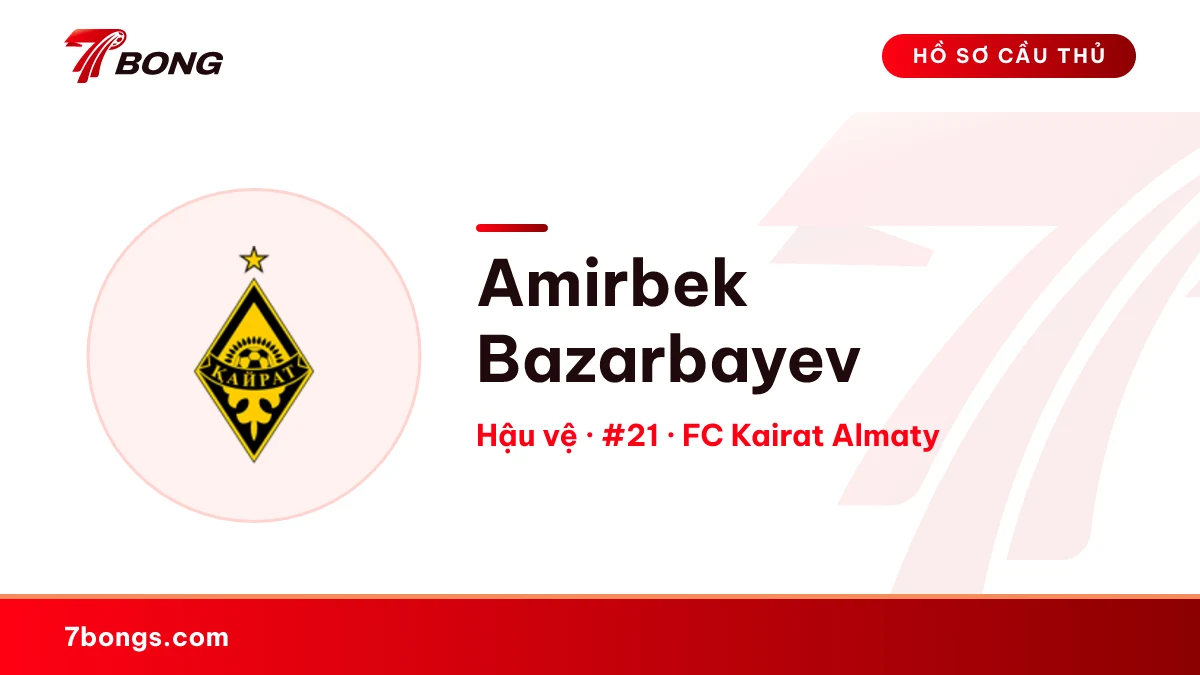 Amirbek Bazarbayev — FC Kairat Almaty