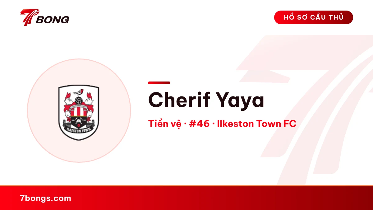 Cherif Yaya — Ilkeston Town FC
