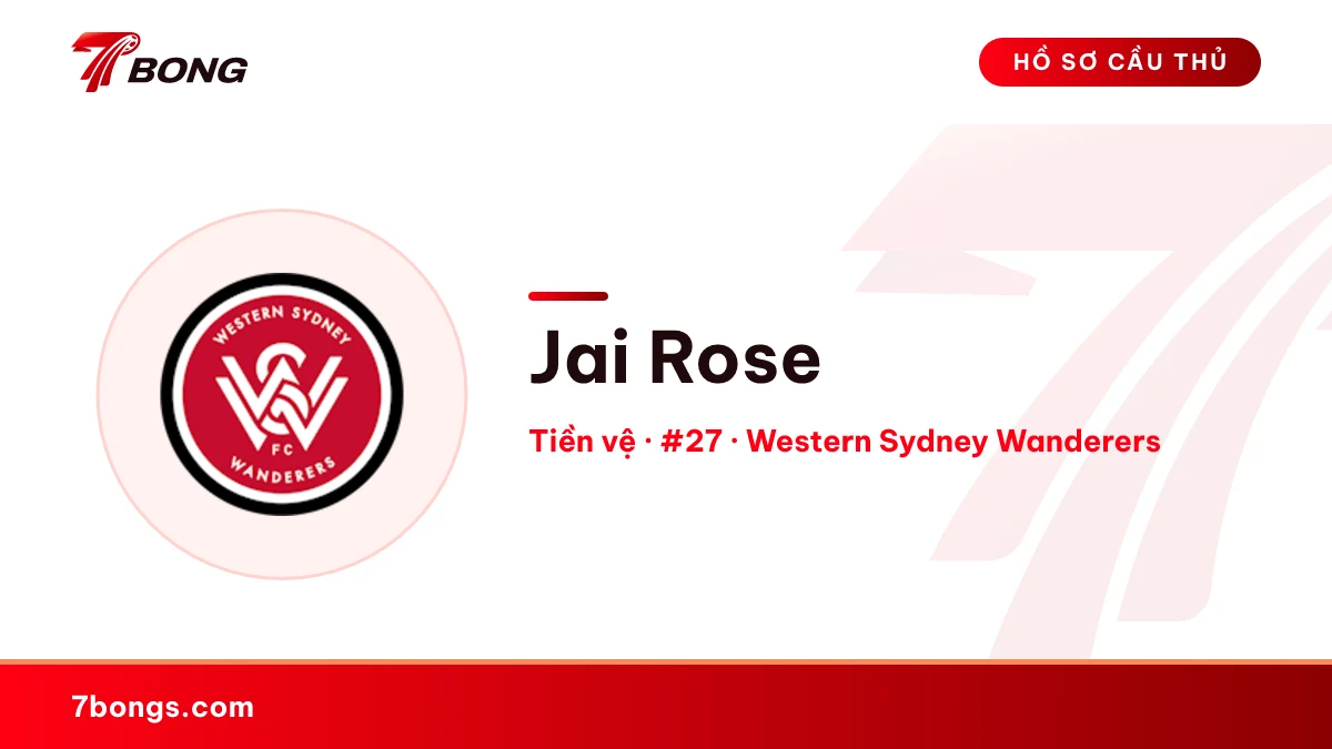 Jai Rose — Western Sydney Wanderers