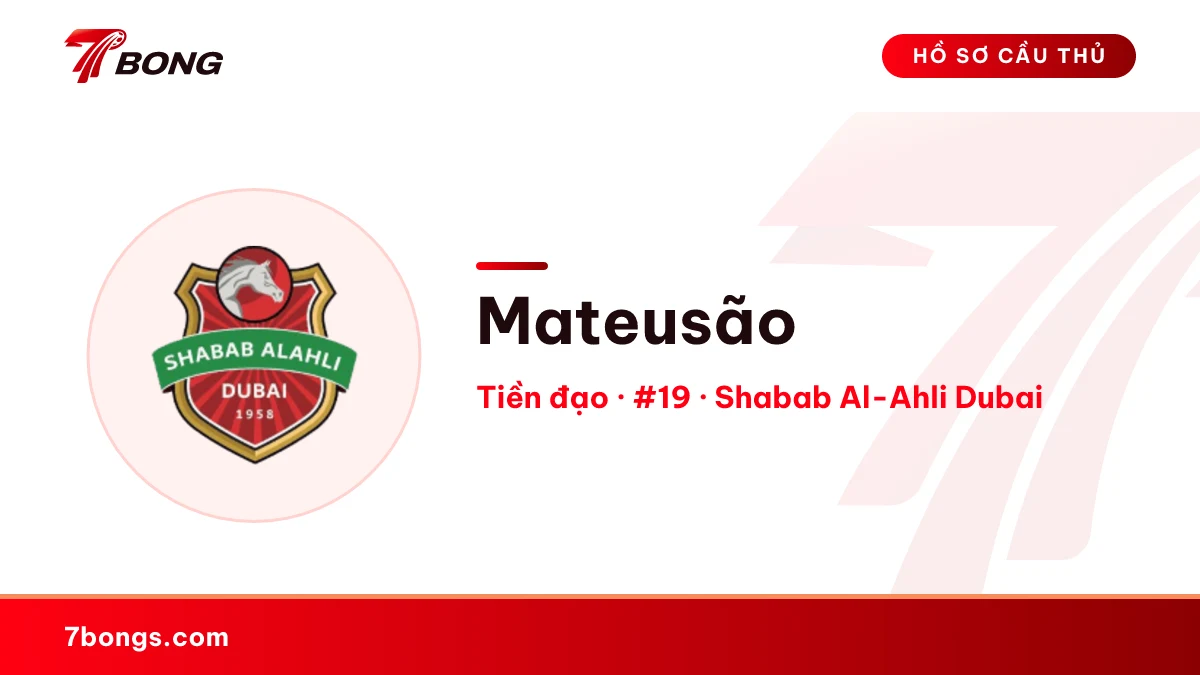 Mateusão — Shabab Al-Ahli Dubai