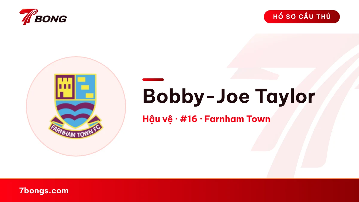 Bobby-Joe Taylor — Farnham Town