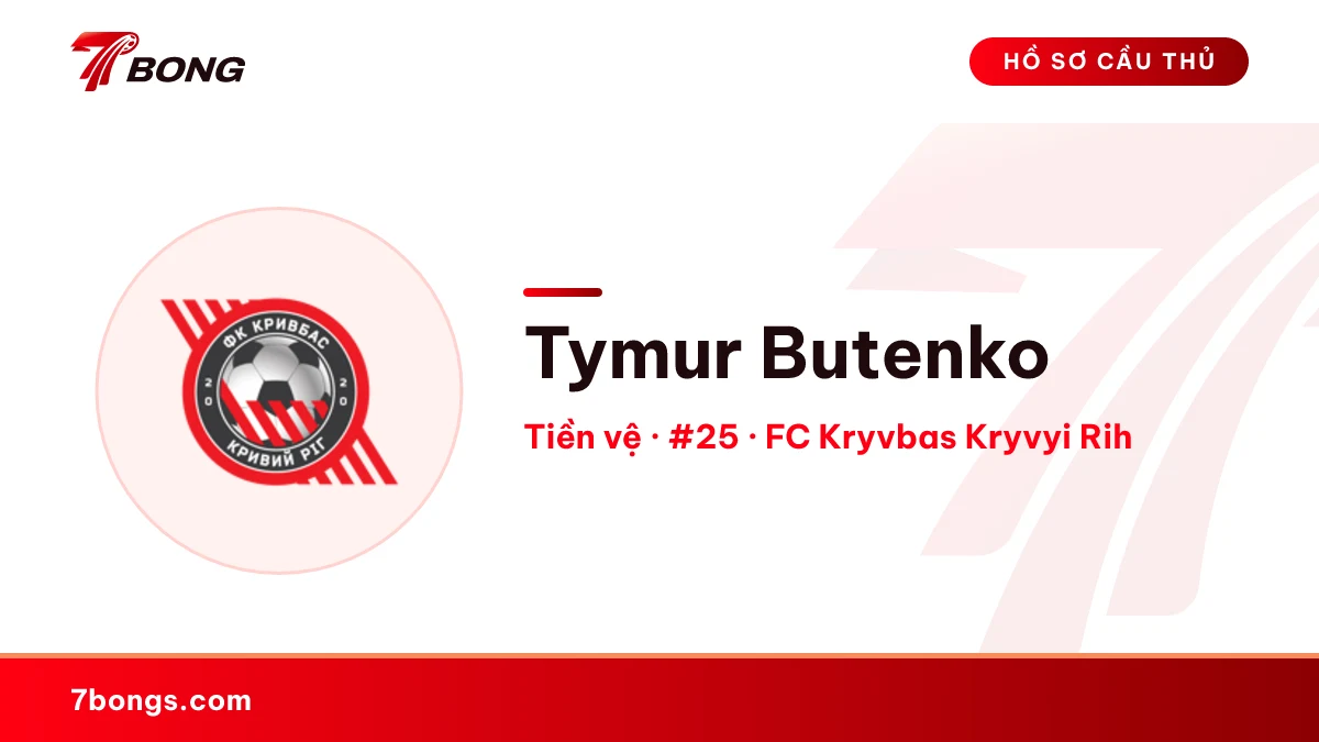 Tymur Butenko — FC Kryvbas Kryvyi Rih
