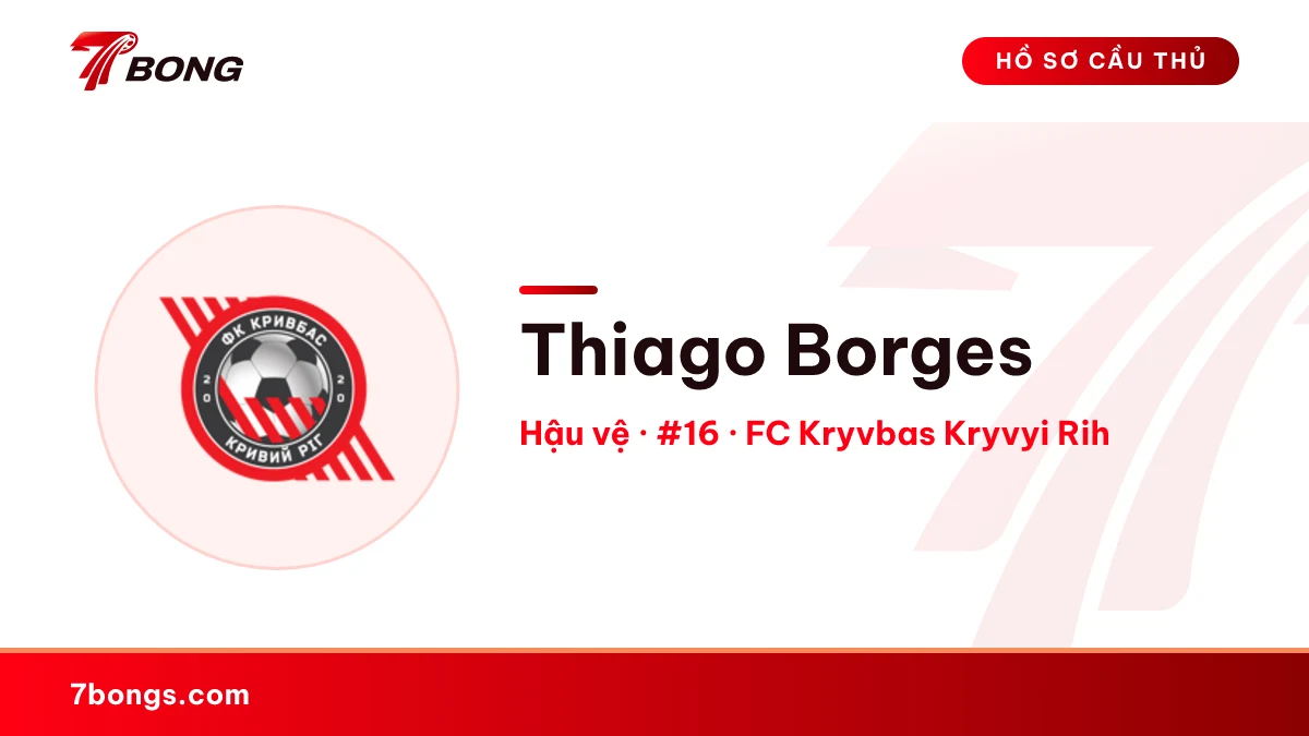Thiago Borges — FC Kryvbas Kryvyi Rih