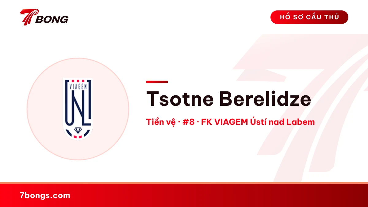 Tsotne Berelidze — FK VIAGEM Ústí nad Labem