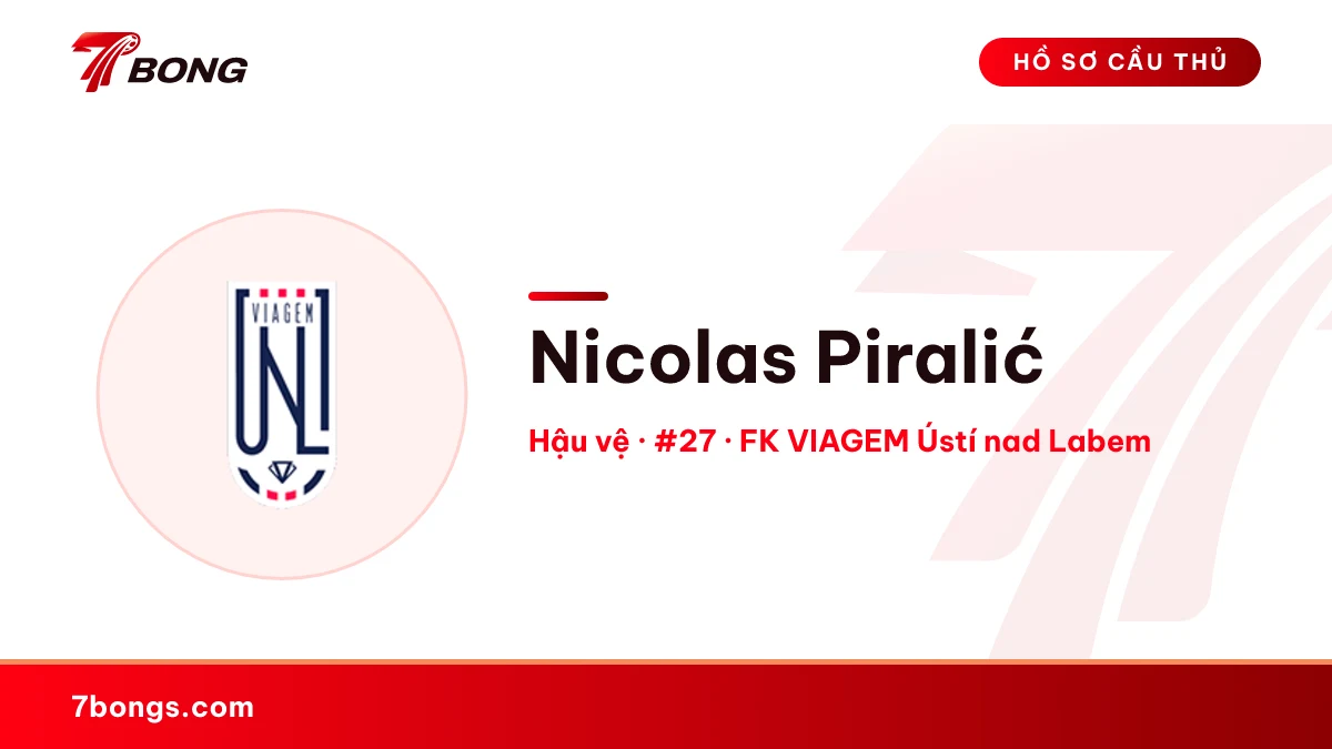 Nicolas Piralić — FK VIAGEM Ústí nad Labem