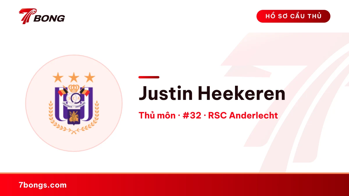 Justin Heekeren — RSC Anderlecht
