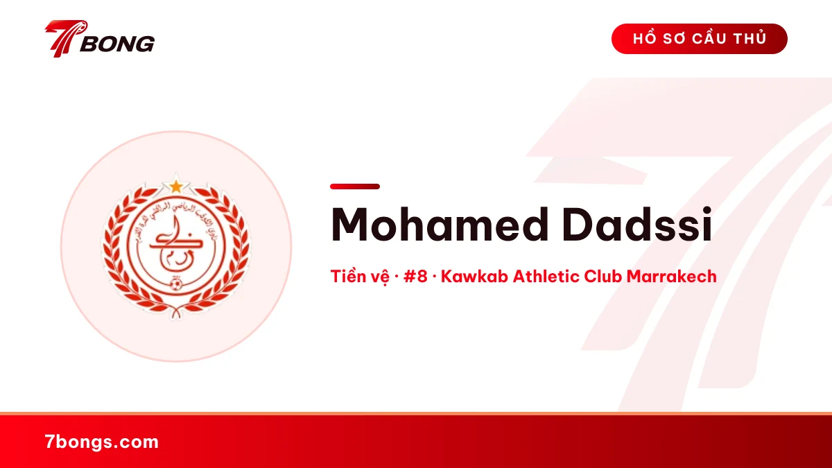 Mohamed Dadssi — Kawkab Athletic Club Marrakech