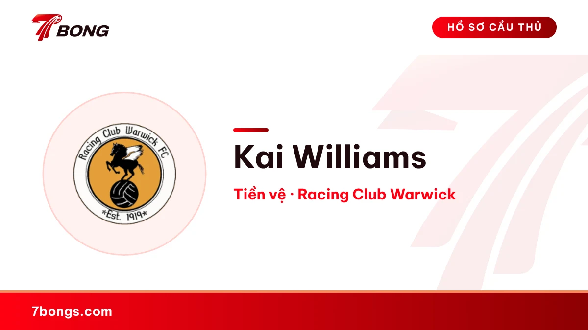 Kai Williams — Racing Club Warwick