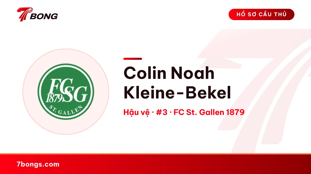 Colin Noah Kleine-Bekel — FC St. Gallen 1879