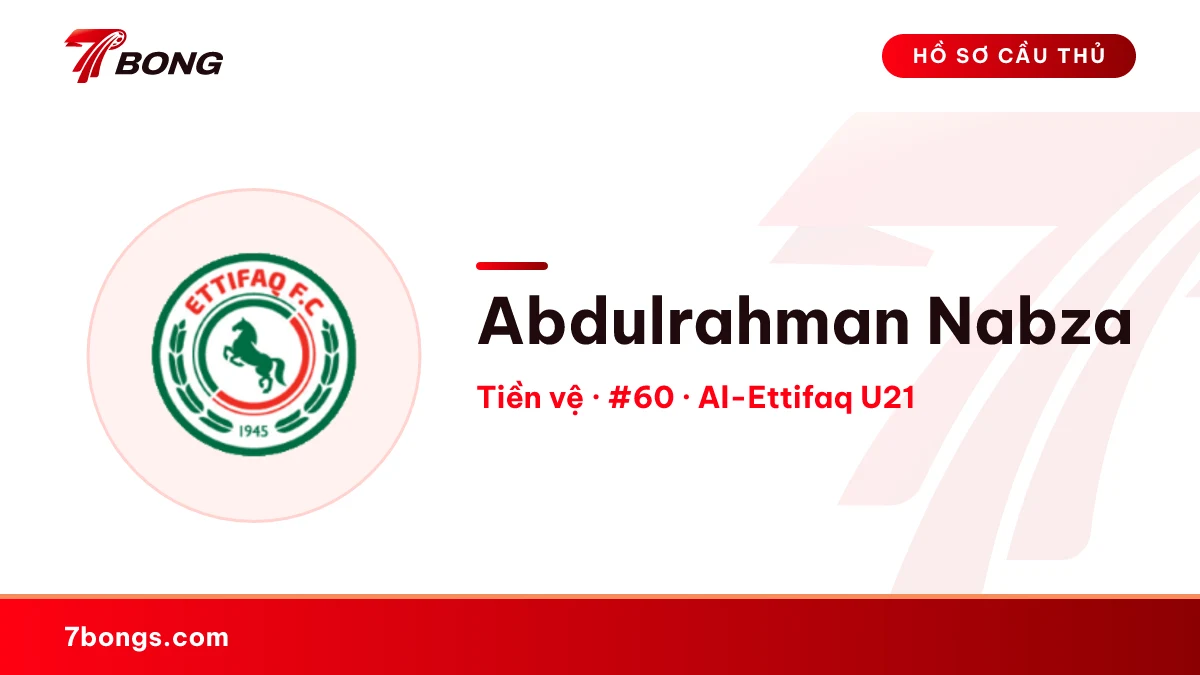 Abdulrahman Nabza — Al-Ettifaq U21
