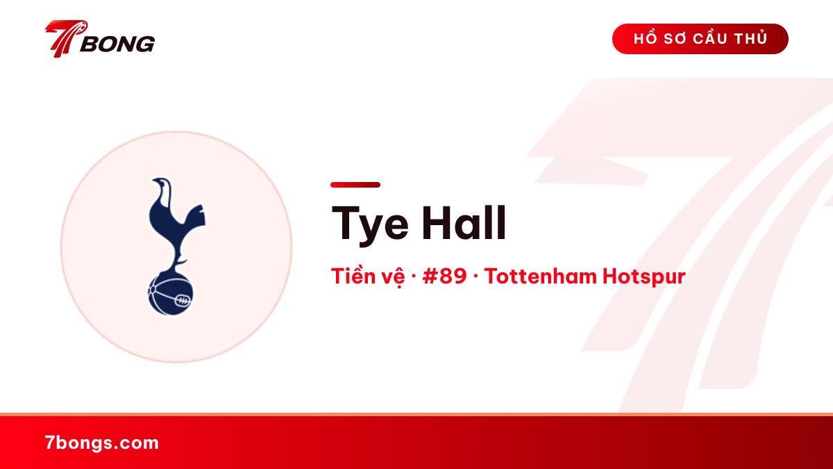 Tye Hall — Tottenham Hotspur