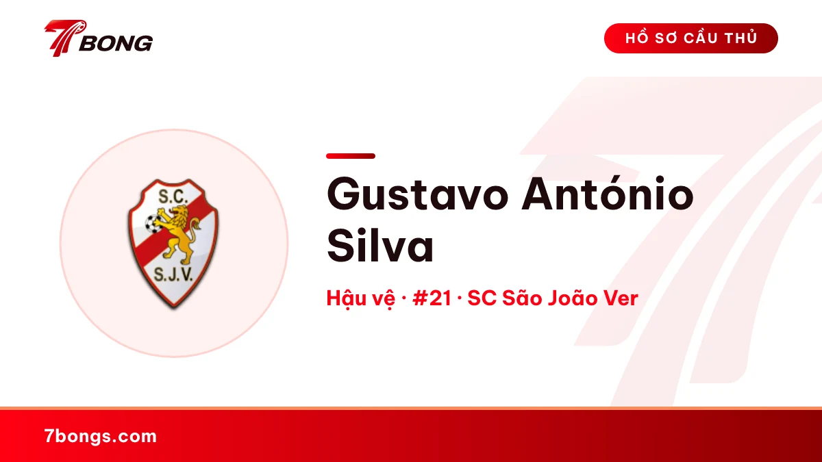 Gustavo António Silva — SC São João Ver