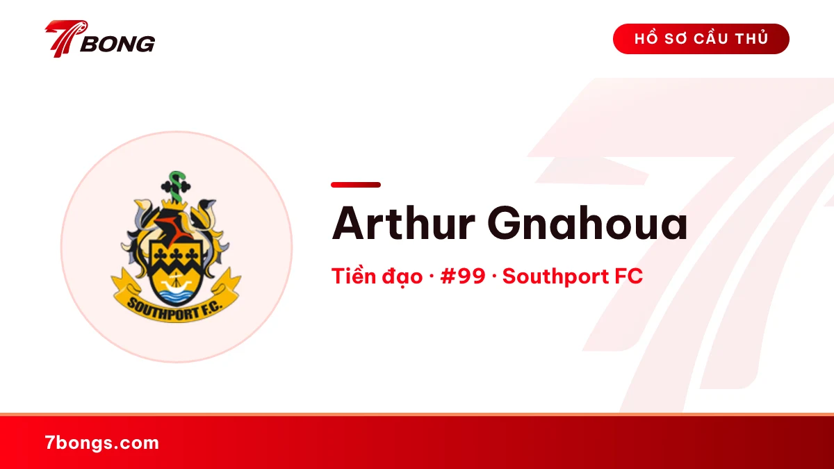 Arthur Gnahoua — Southport FC