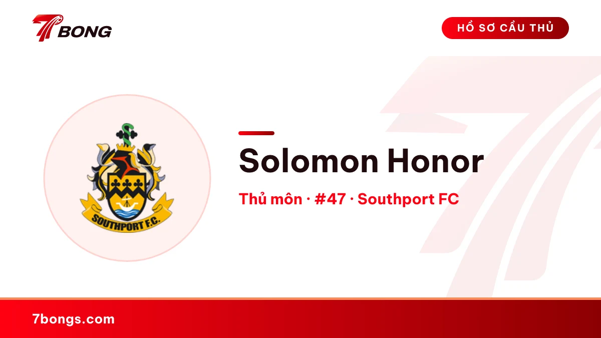 Solomon Honor — Southport FC