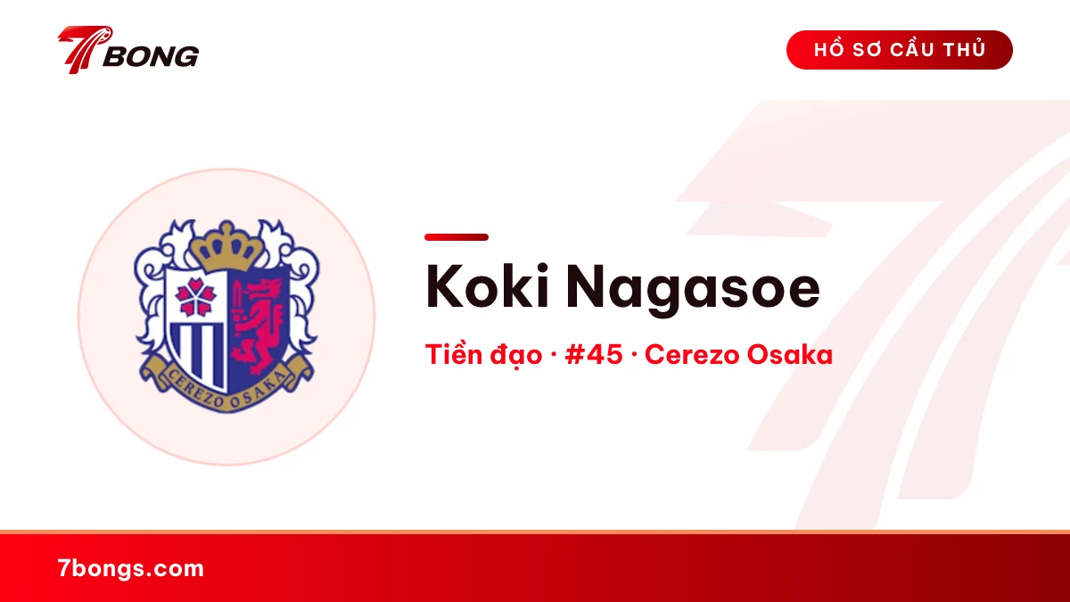 Koki Nagasoe — Cerezo Osaka