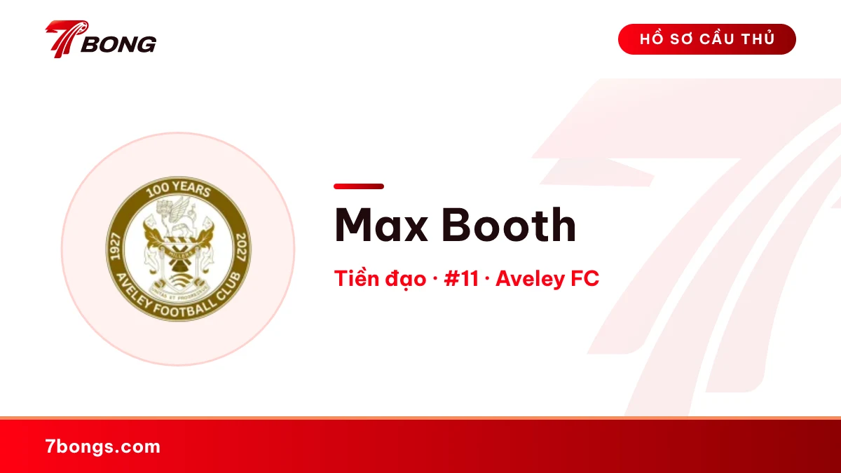 Max Booth — Aveley FC