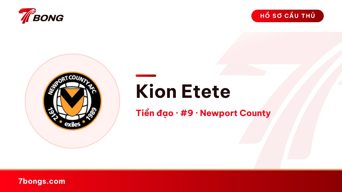 Kion Etete — Newport County