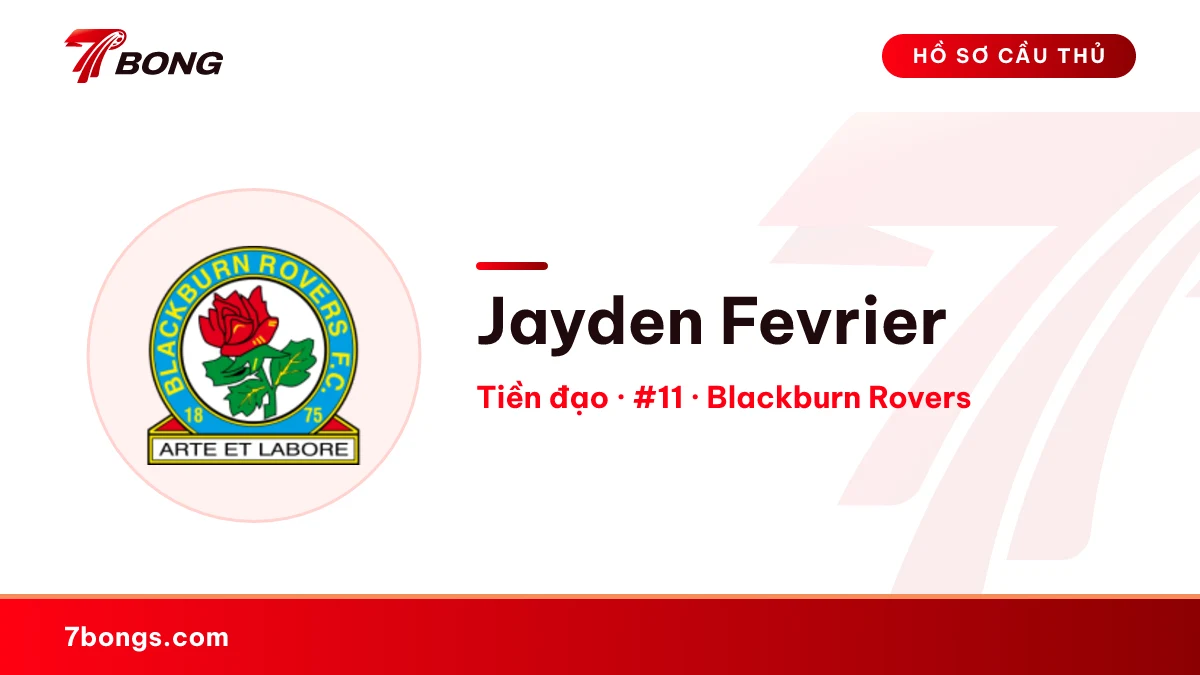 Jayden Fevrier — Blackburn Rovers