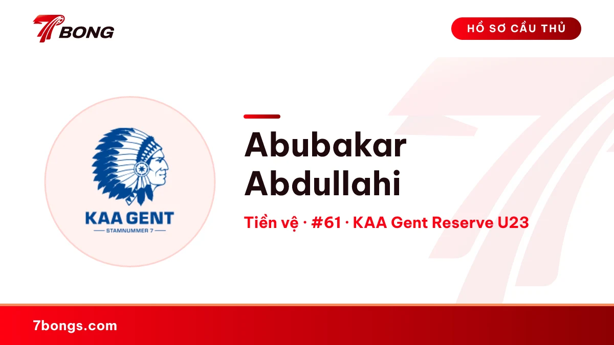 Abubakar Abdullahi — KAA Gent Reserve U23