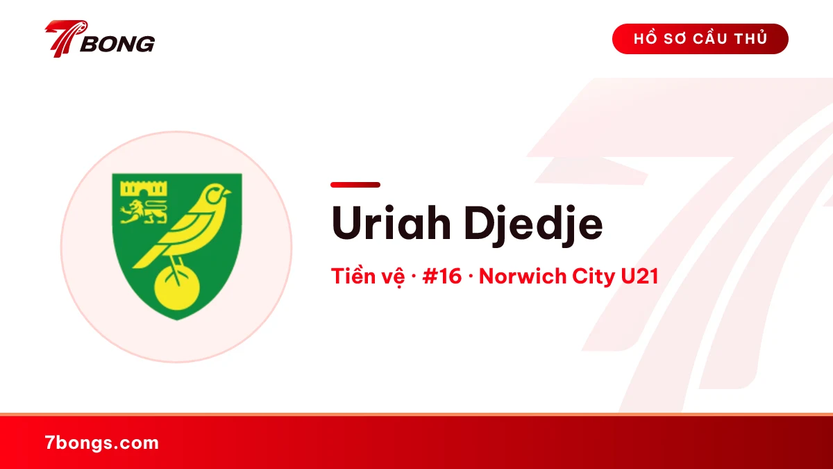Uriah Djedje — Norwich City U21