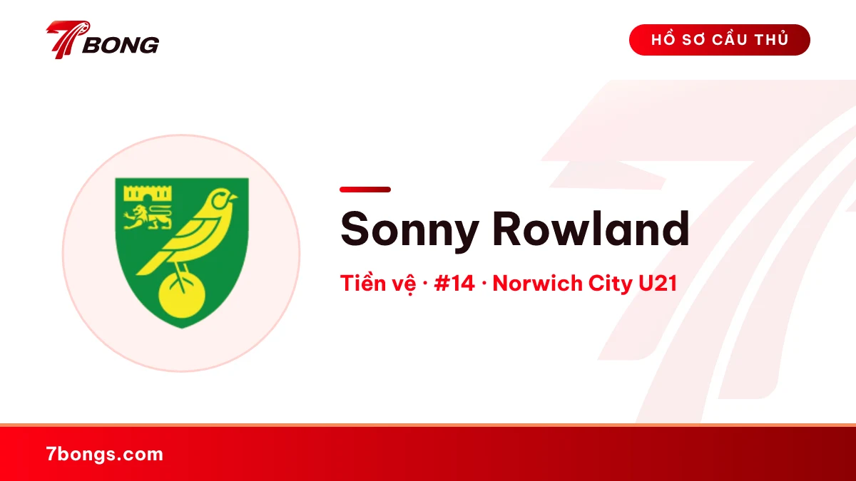 Sonny Rowland — Norwich City U21