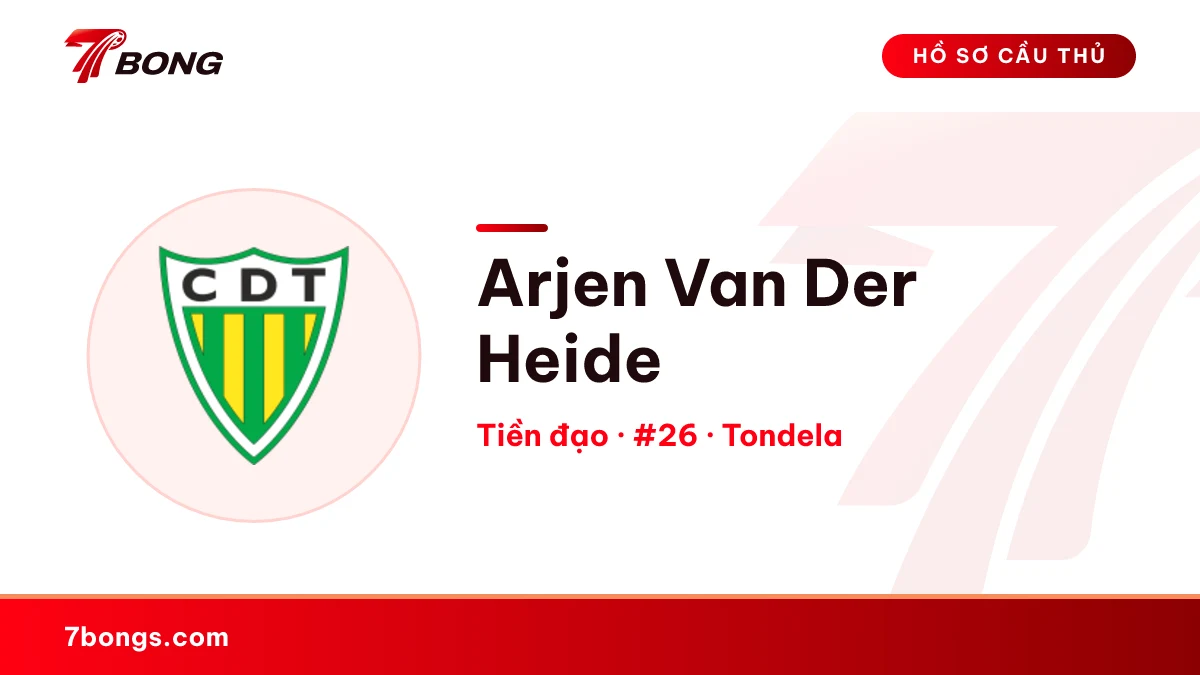 Arjen Van Der Heide — Tondela