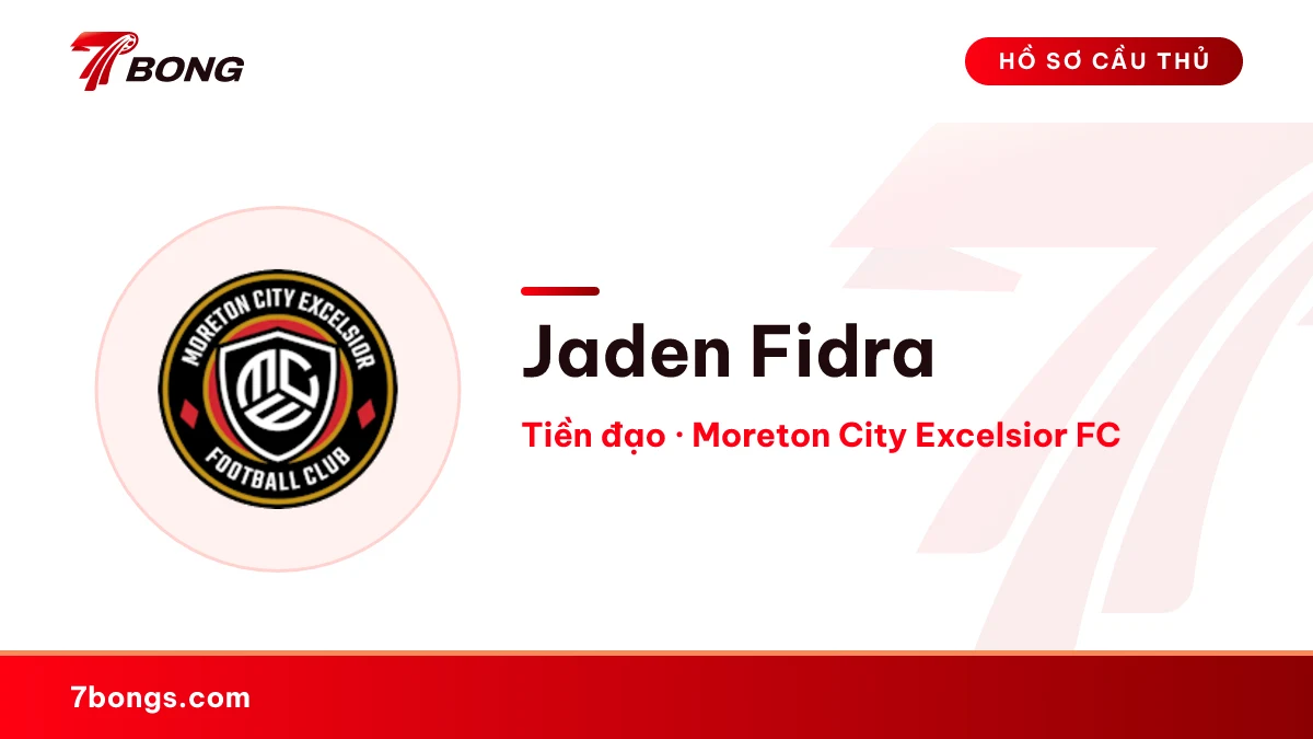 Jaden Fidra — Moreton City Excelsior FC