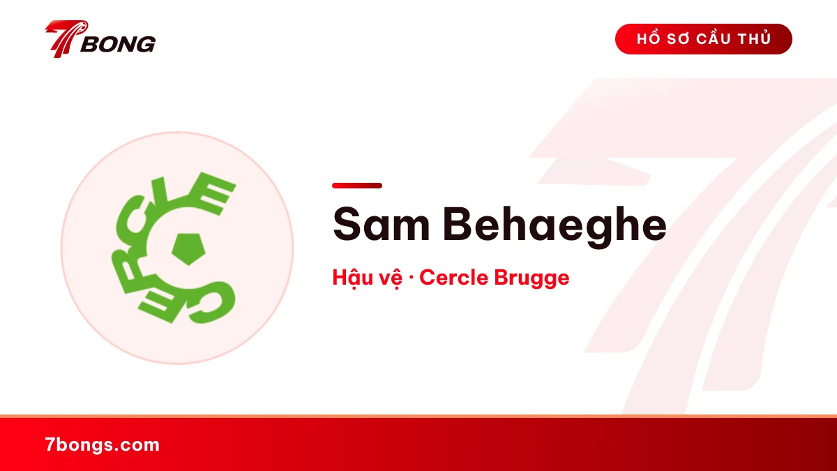 Sam Behaeghe — Cercle Brugge