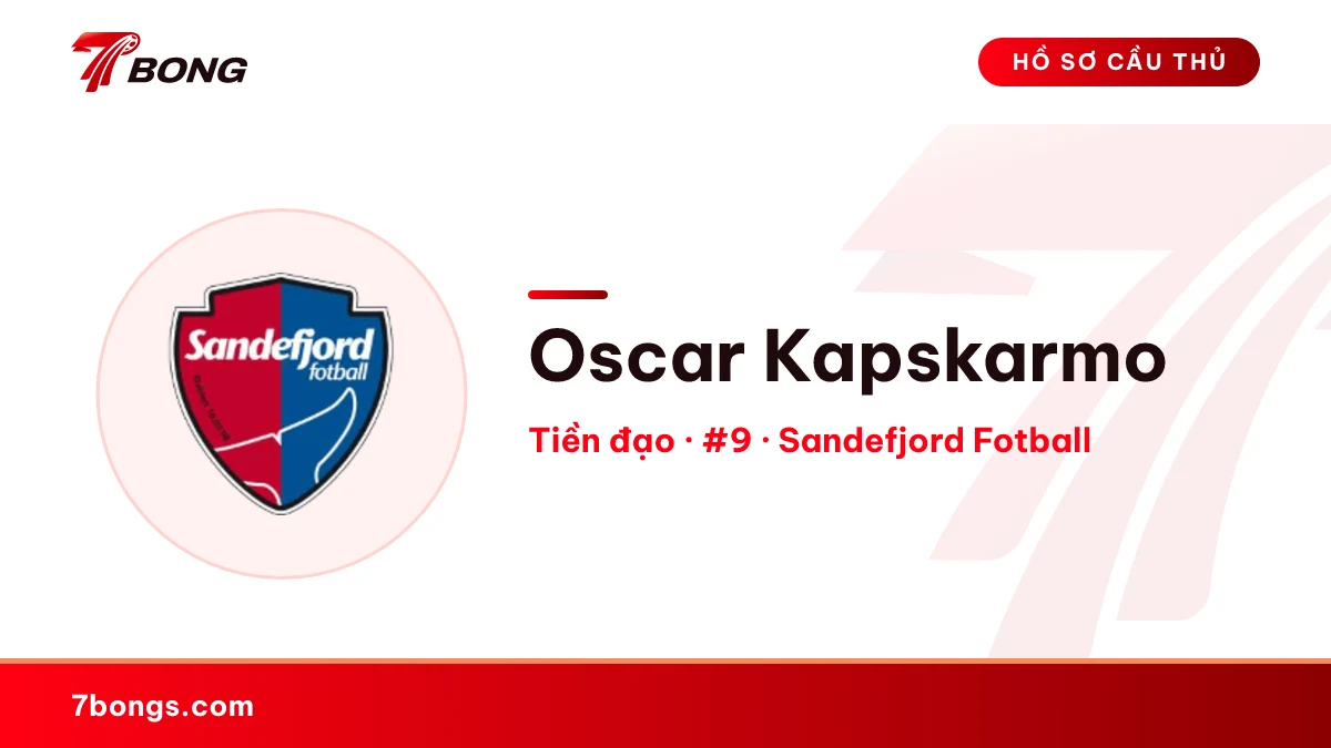 Oscar Kapskarmo — Sandefjord Fotball