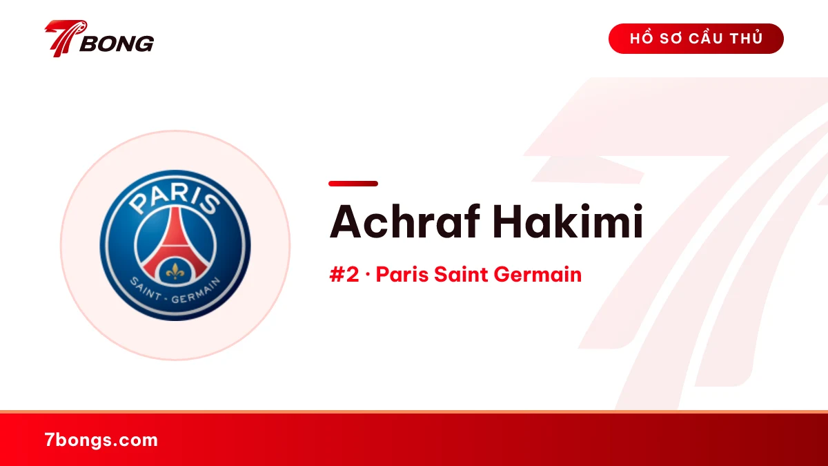 Achraf Hakimi — Paris Saint Germain