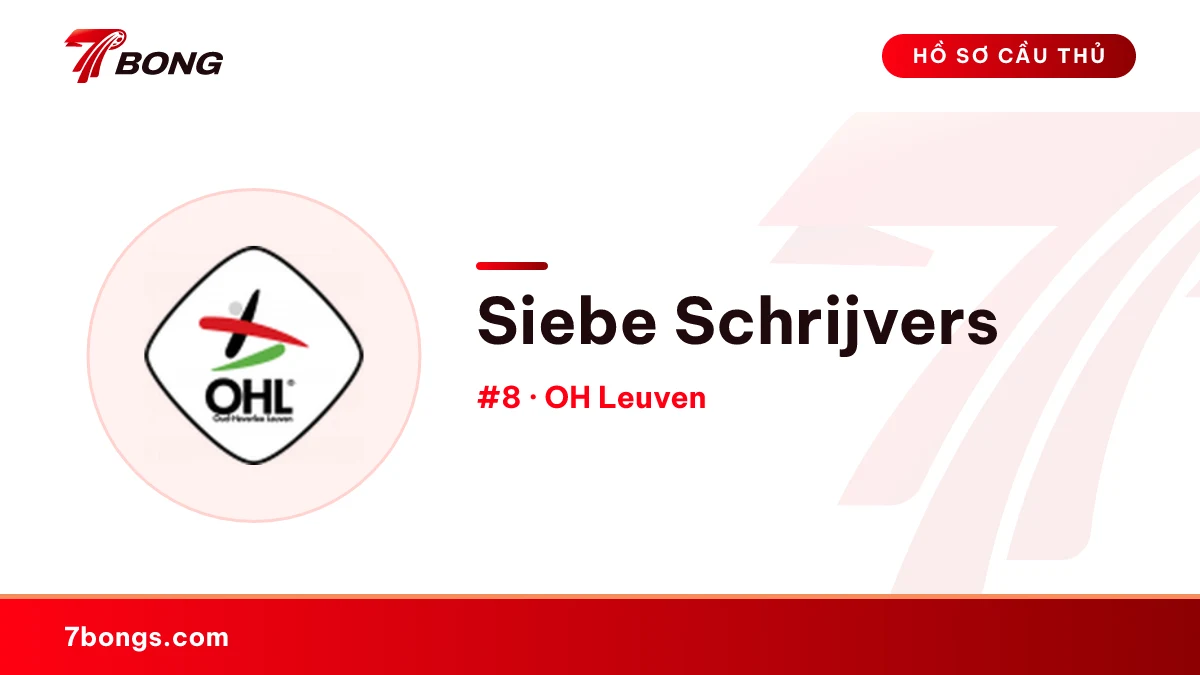 Siebe Schrijvers — OH Leuven