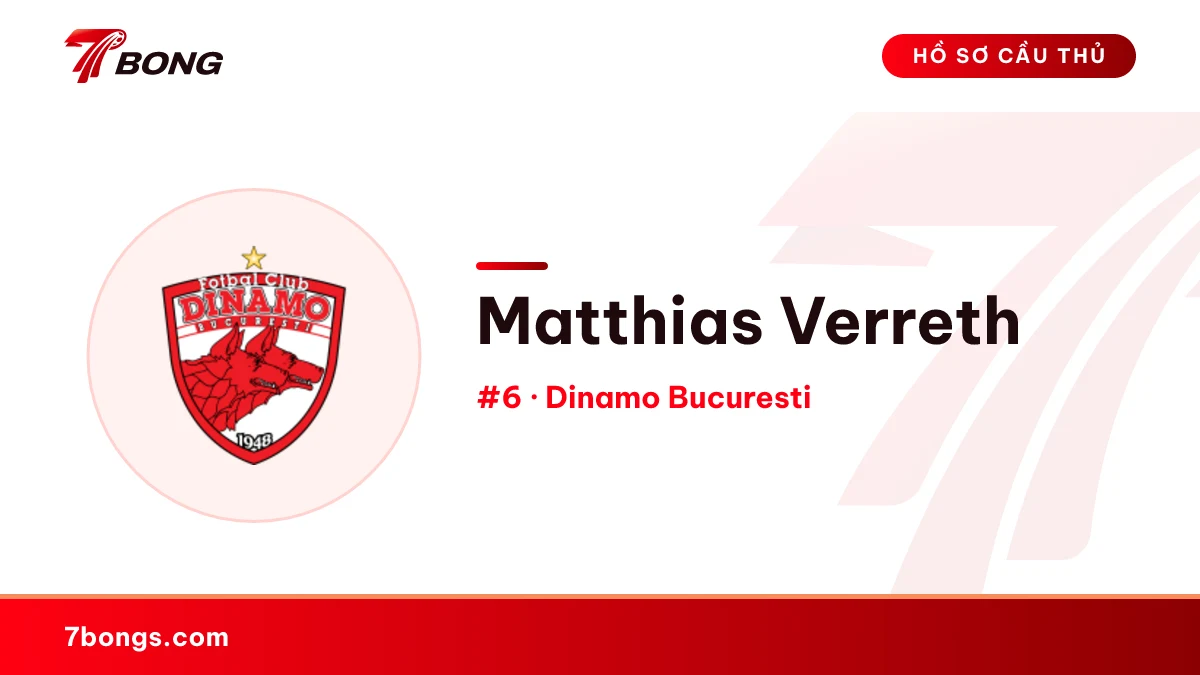 Matthias Verreth — Dinamo Bucuresti