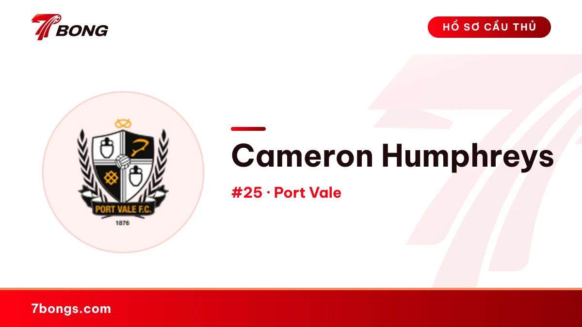 Cameron Humphreys — Port Vale