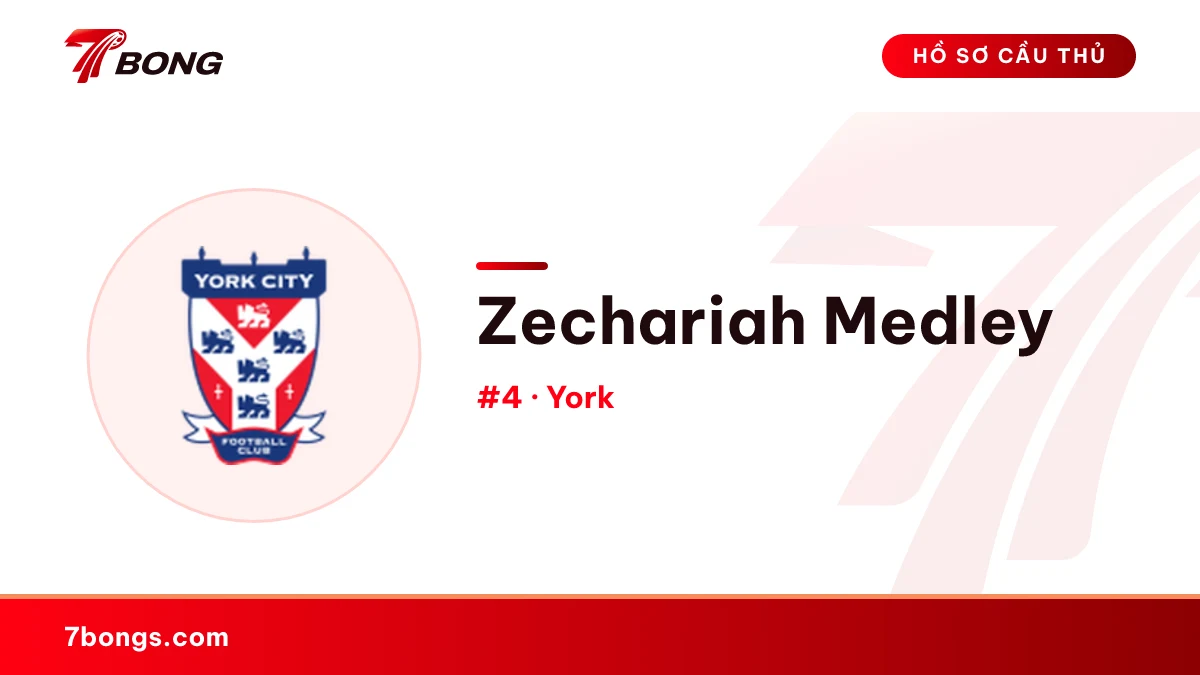 Zechariah Medley — York