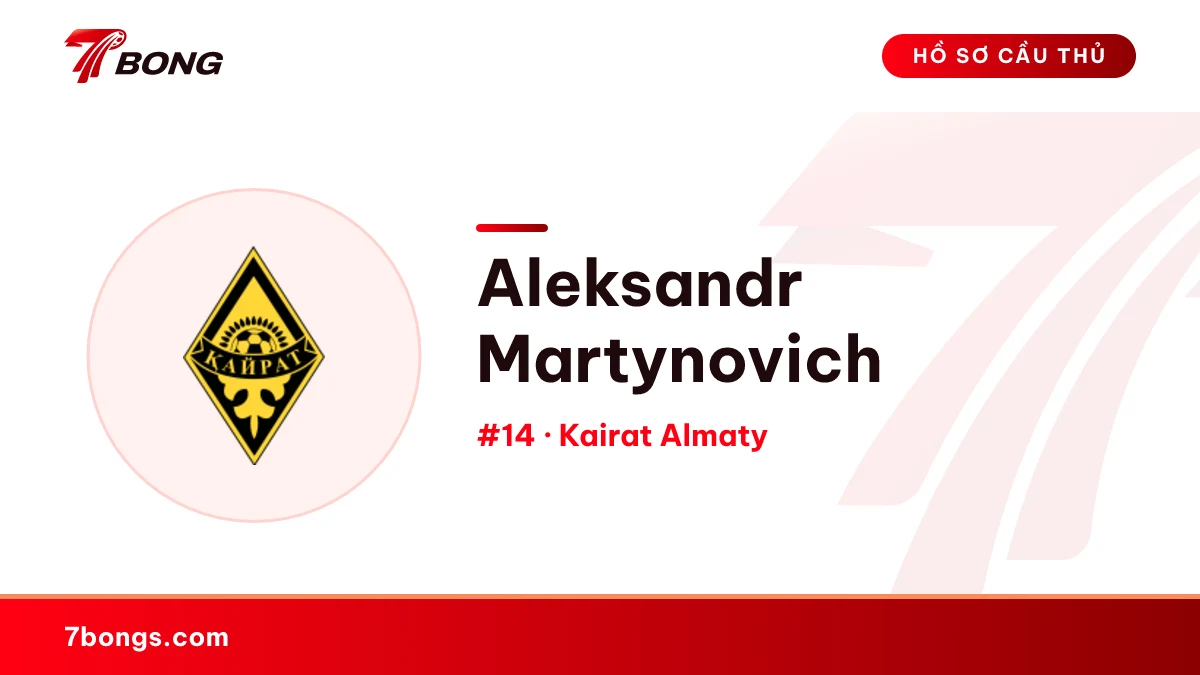 Aleksandr Martynovich — Kairat Almaty