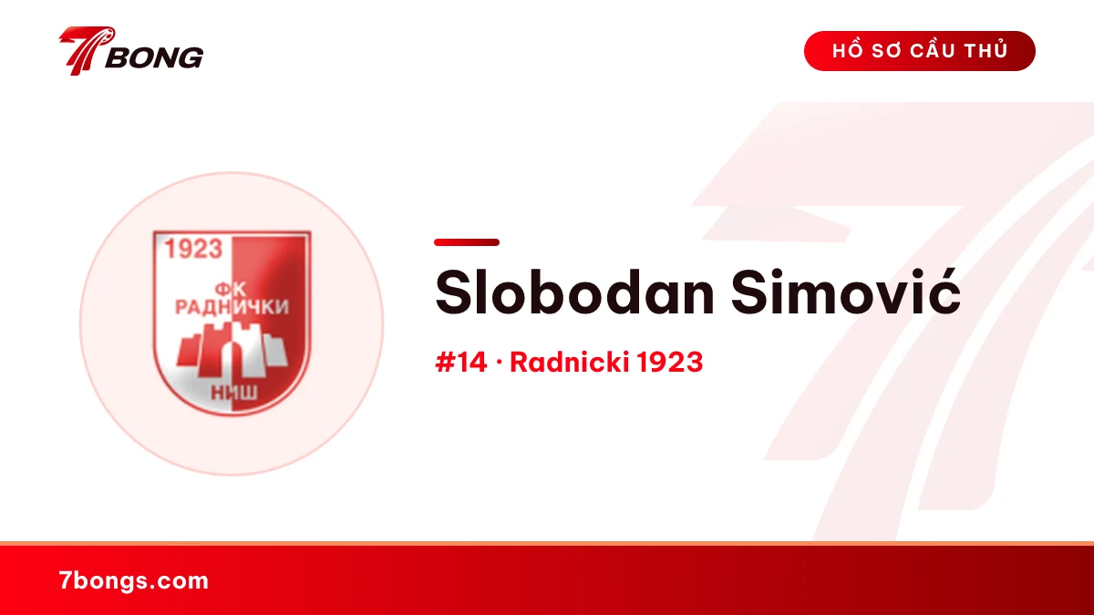 Slobodan Simović — Radnicki 1923