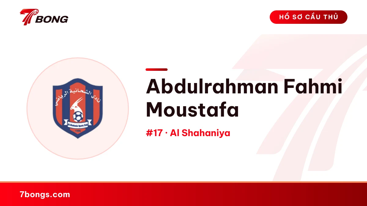 Abdulrahman Fahmi Moustafa — Al Shahaniya