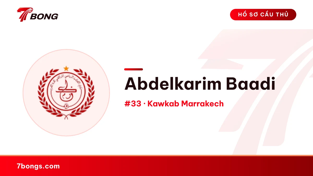 Abdelkarim Baadi — Kawkab Marrakech