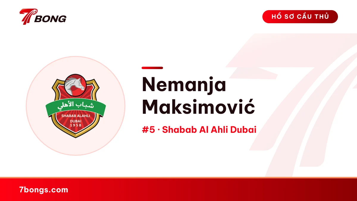 Nemanja Maksimović — Shabab Al Ahli Dubai