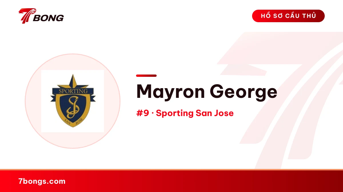 Mayron George — Sporting San Jose