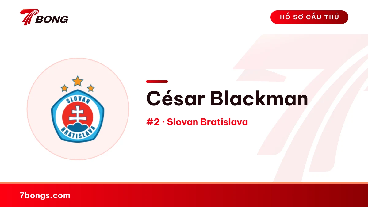 César Blackman — Slovan Bratislava