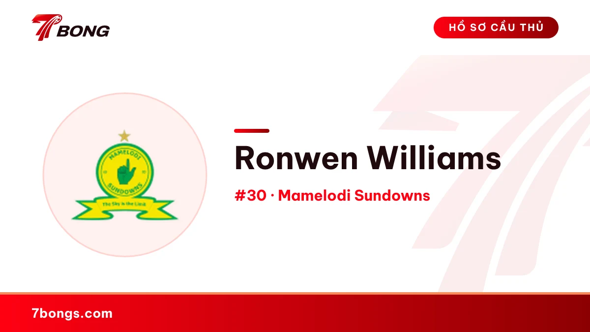 Ronwen Williams — Mamelodi Sundowns