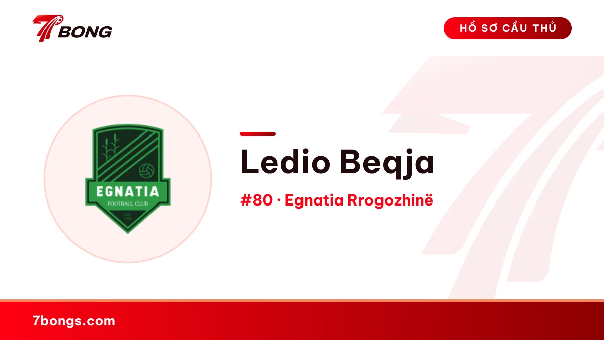 Ledio Beqja — Egnatia Rrogozhinë