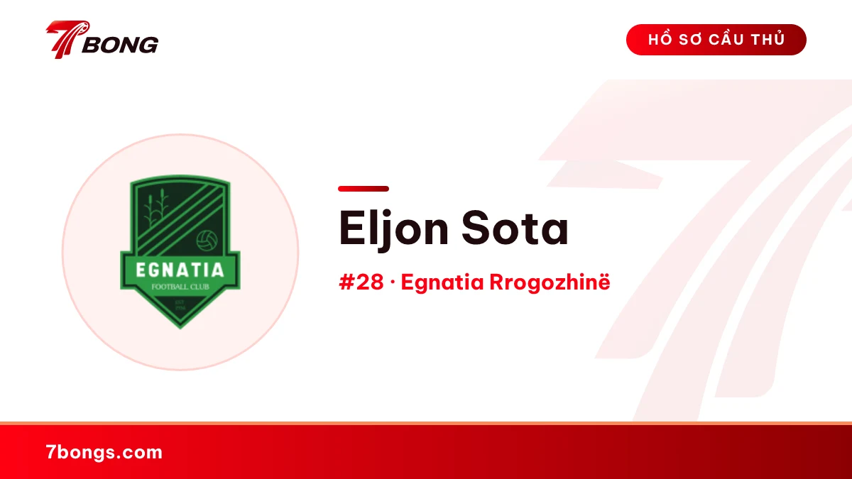 Eljon Sota — Egnatia Rrogozhinë