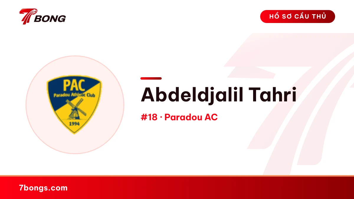 Abdeldjalil Tahri — Paradou AC