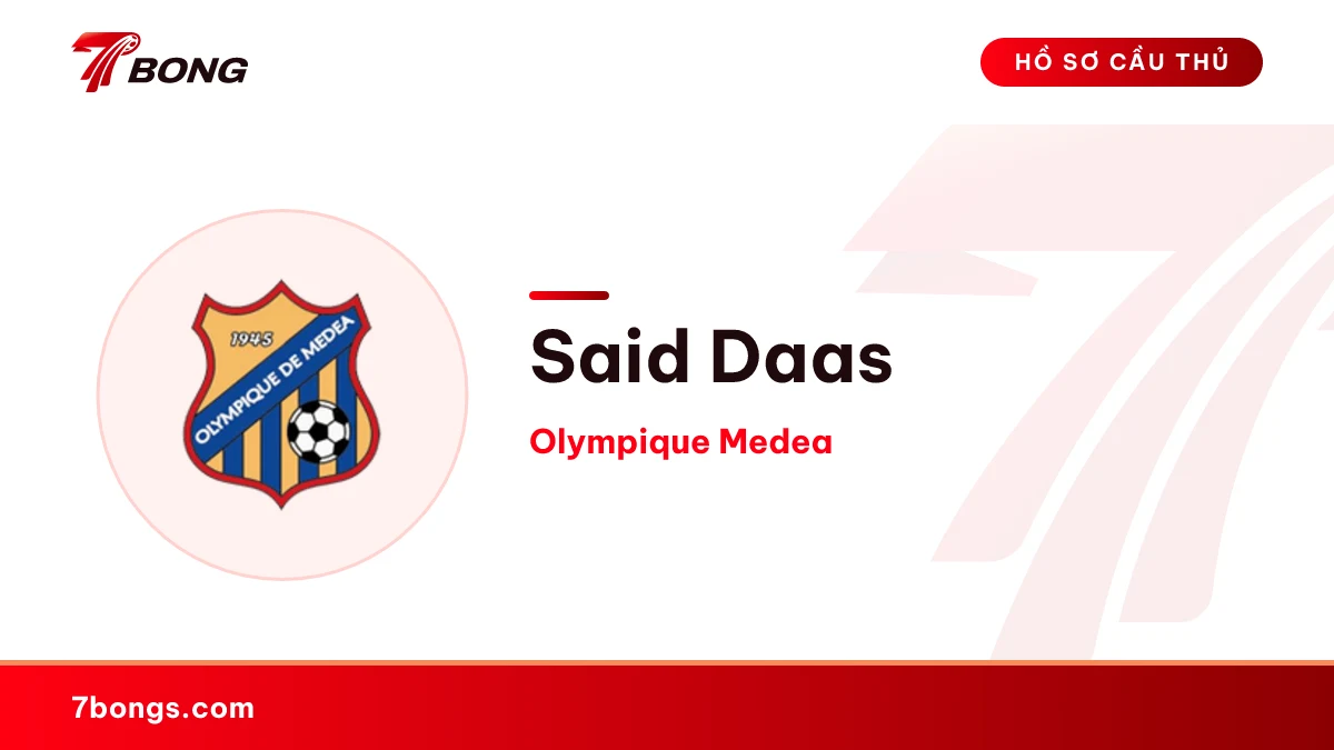 Said Daas — Olympique Medea